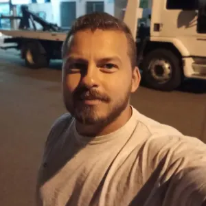 Mateus, proprietário da Guincho Trans Augusto